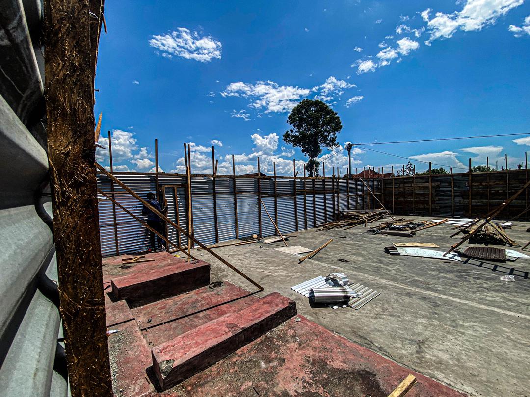 Construction de l'église